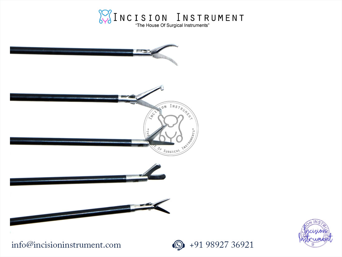 Laparoscopic Hook Scissors S/A D/A Curved Maryland Mixter 5mm Forceps CE certified