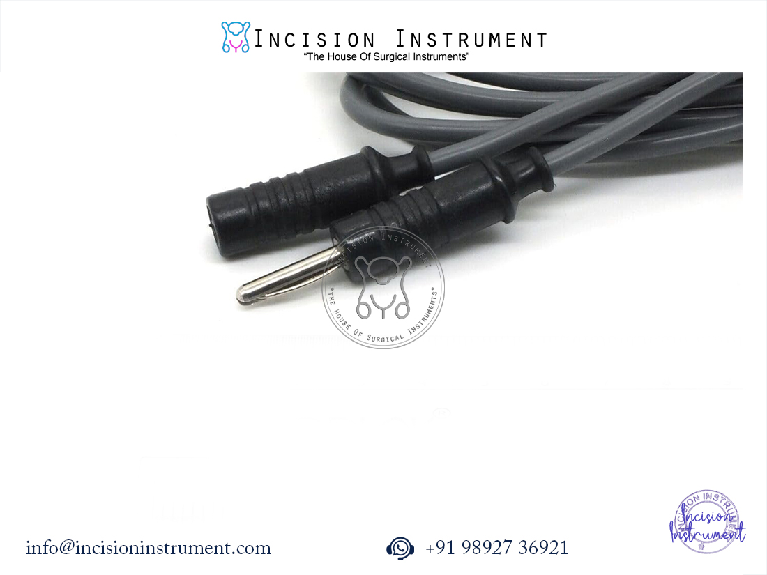 Laparoscopic J-Hook 5mm × 330mm with monopolar cable surgical instrument set CE certified stainless steel