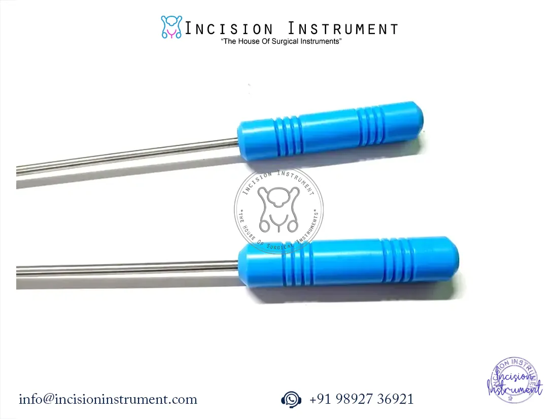 Laparoscopic knot pusher cutter 5mm 330mm stainless steel CE certified surgical instrument