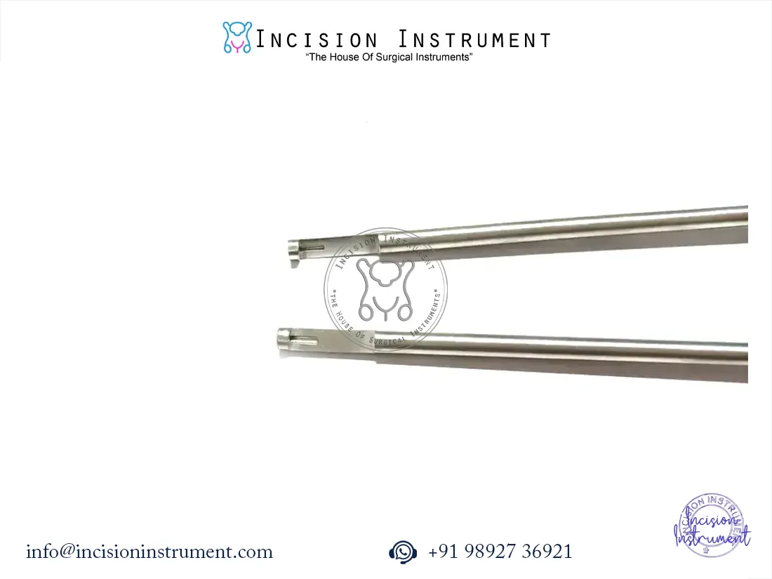Laparoscopic knot pusher cutter 5mm 330mm stainless steel CE certified surgical instrument