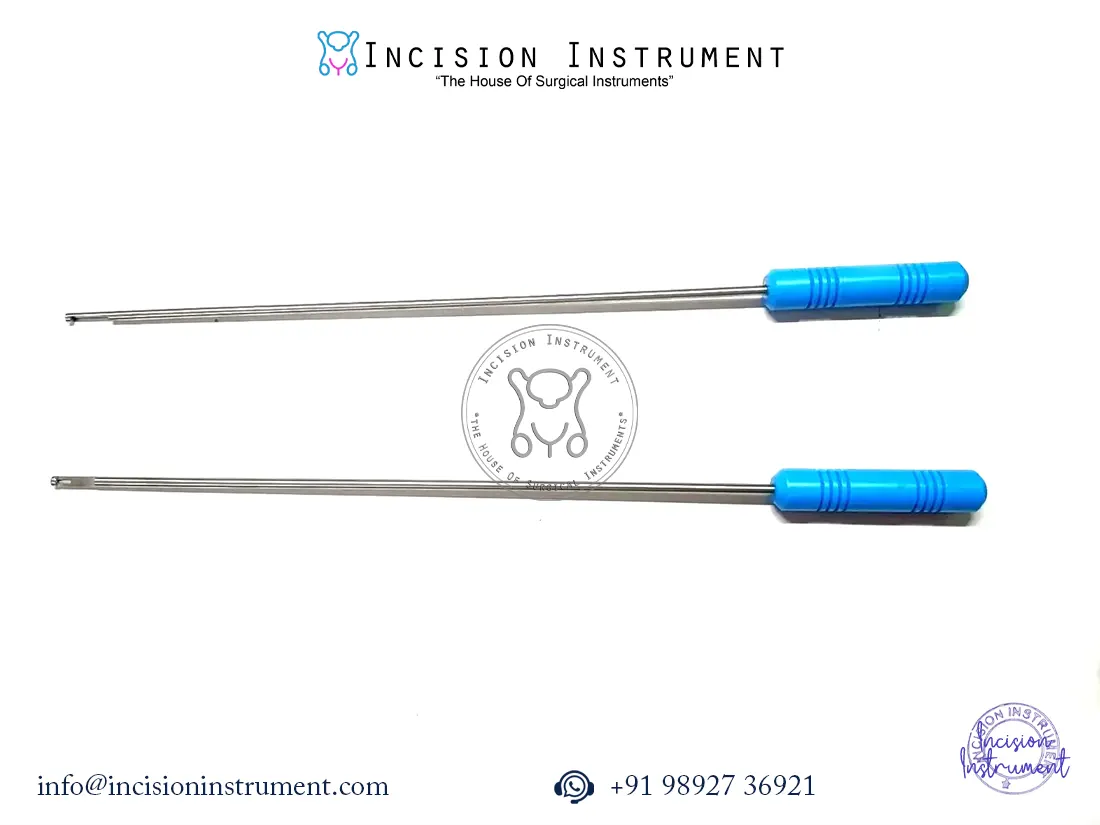 Laparoscopic knot pusher cutter 5mm 330mm stainless steel CE certified surgical instrument