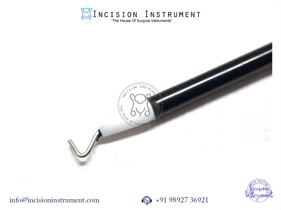 Laparoscopic L-hook 5mm x 330mm reusable stainless steel surgical instruments set of 25