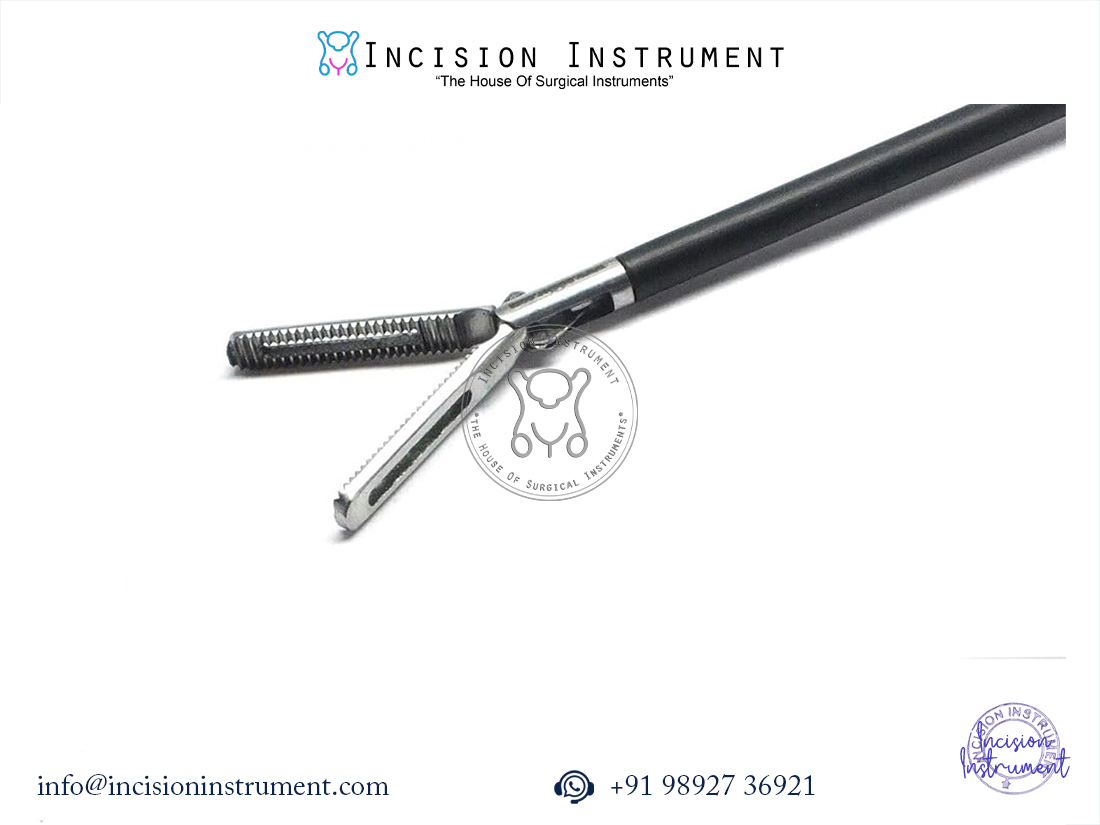 Laparoscopic Long Bowel Grasper 5mm x 330mm stainless steel surgical instrument