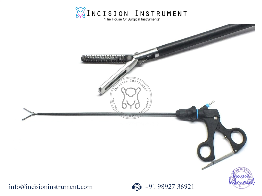 Laparoscopic Long Bowel Grasper 5mm x 330mm stainless steel surgical instrument