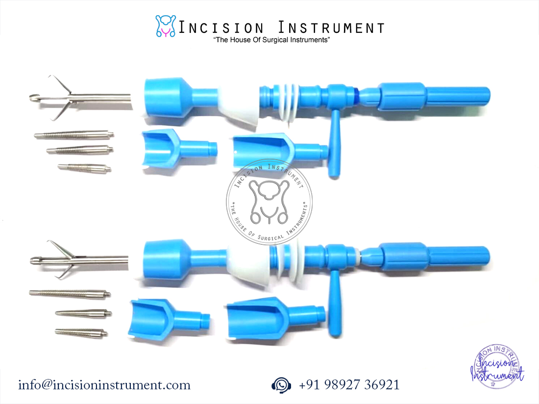 Laparoscopic Mangeshkar uterine manipulator set of 2 reusable gynecology instruments CE certified stainless steel