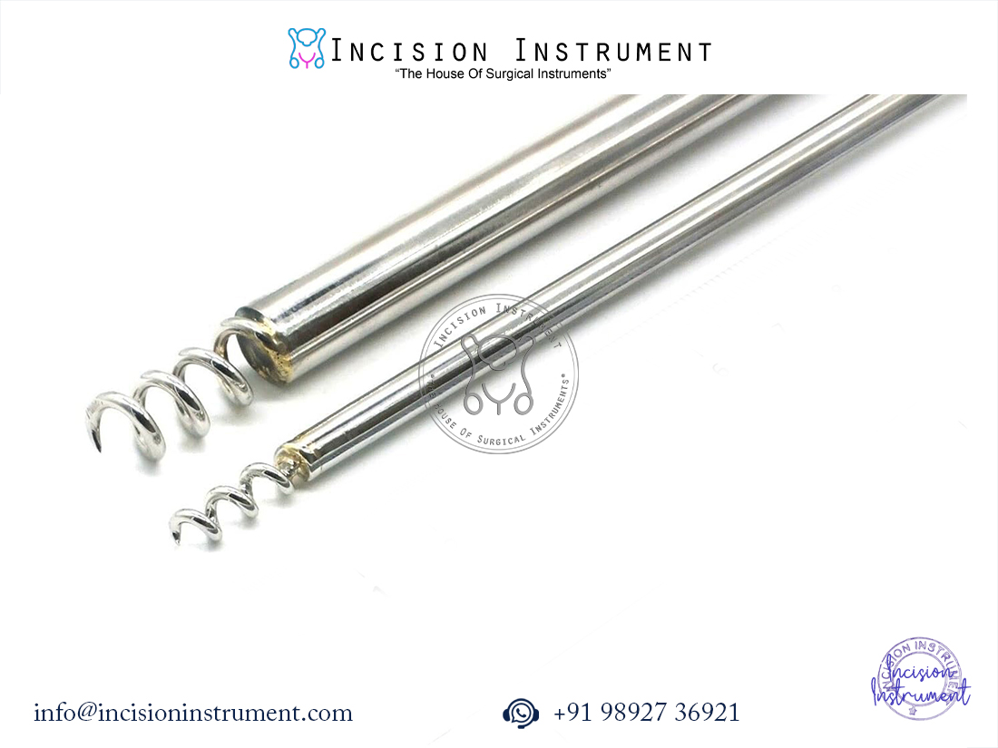 Laparoscopic Myoma Screw Set 5mm & 10mm Gynecology Instruments 5mm x 330mm with Free Tip Holder Box