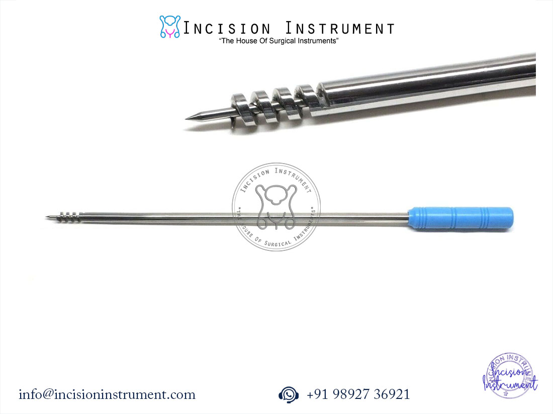 7Pc Laparoscopic Hook, Spatula, Myoma Screw & Knot Pusher Surgical Instruments 5mm x 330mm