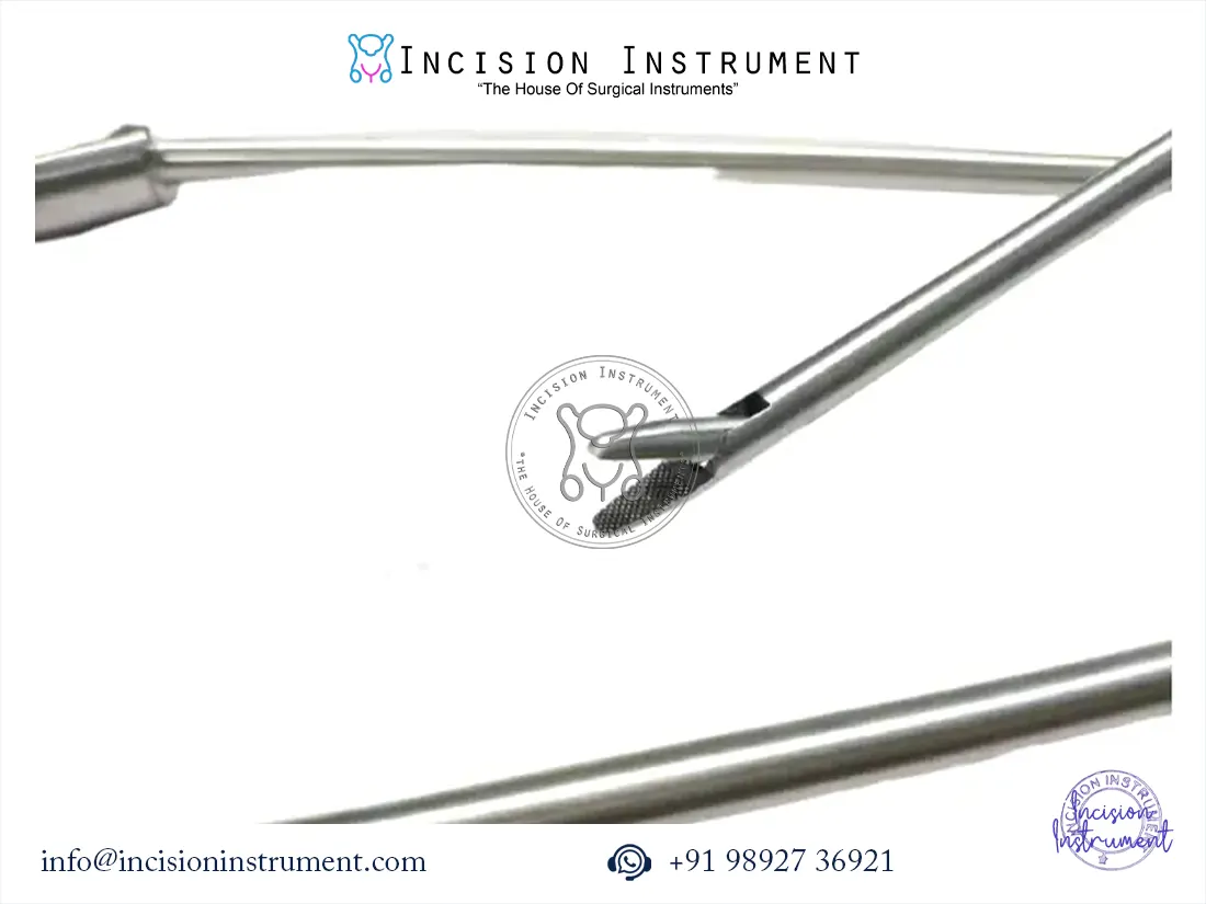 Laparoscopic straight needle holder 5mm x 330mm stainless steel reusable CE certified surgical instrument set