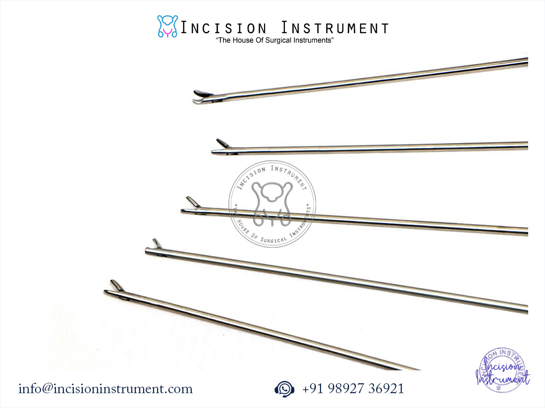 Laparoscopic 5mm Needle Holder Set Ethicon Gun Type Curved Straight Self Riding CE Certified