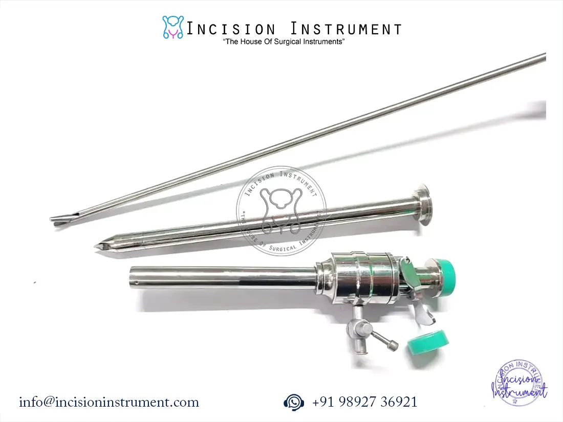 Laparoscopic needle holder and trocar 10mm stainless steel reusable CE certified surgical instrument
