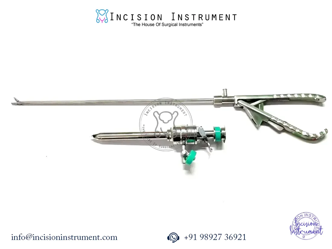 Laparoscopic needle holder and trocar 10mm stainless steel reusable CE certified surgical instrument