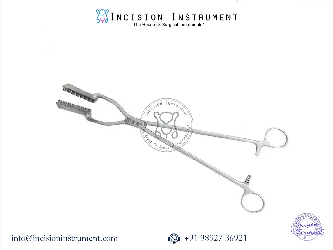 Laparoscopic purse stitching clamp forceps reusable CE certified
