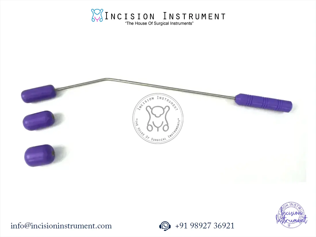 Laparoscopic S-Type Uterine Manipulator gynecology urology surgical instrument CE certified stainless steel