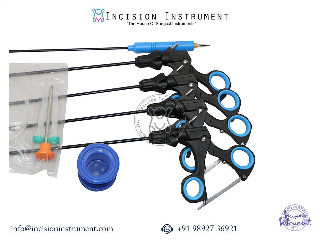 Laparoscopic SILS port instruments set 5mm claw fenestrated grasper Maryland dissector L hook CE certified