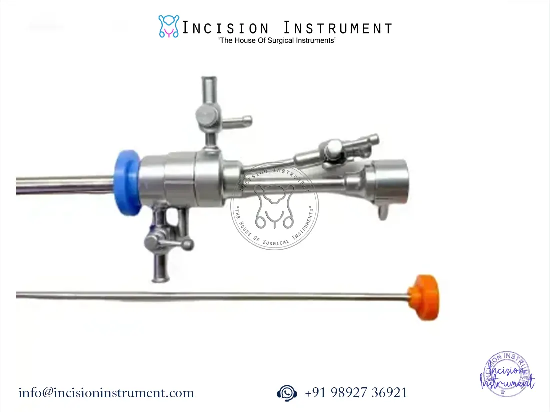 Laparoscopic stainless steel operative sheath 4 channel 4mm CE