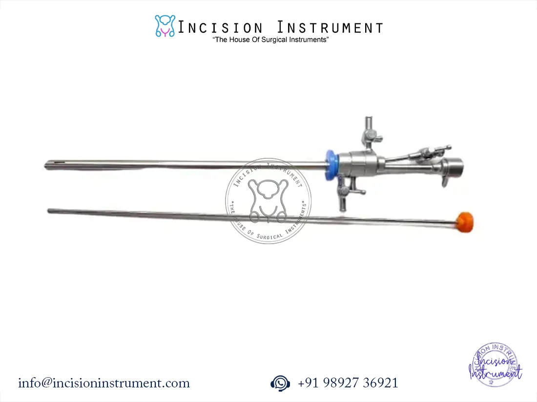 Laparoscopic stainless steel operative sheath 4 channel 4mm CE