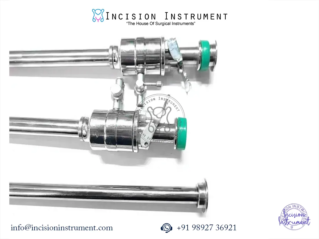 Laparoscopic SS trocar cannula 12mm sterile stainless steel CE certified surgical instrument