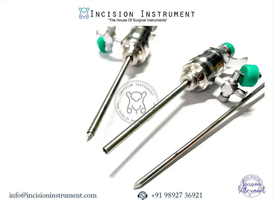 Laparoscopic SS Trocar Cannula 3mm Sterile Surgical Instruments CE Approved d