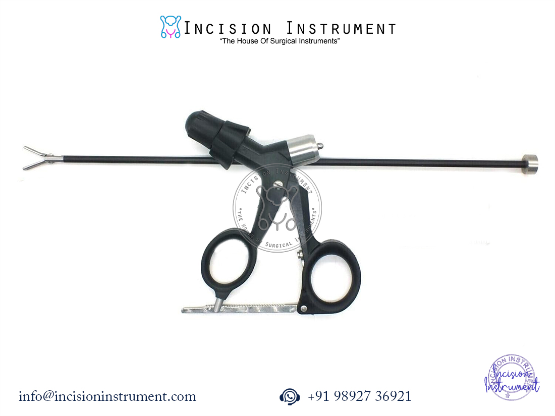 Laparoscopic Storz Type Bowl Grasper 5mm x 330mm reusable stainless steel surgical instrument CE Certified