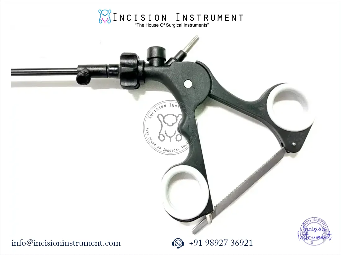 Laparoscopic Storz-Type Fenestrated Grasper 5mm x 330mm stainless steel surgical instrument CE Certified