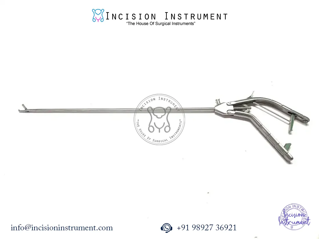 Laparoscopic Storz-Type Needle Holder Toothed Jaw 5mm x 330mm Surgical Instrument CE