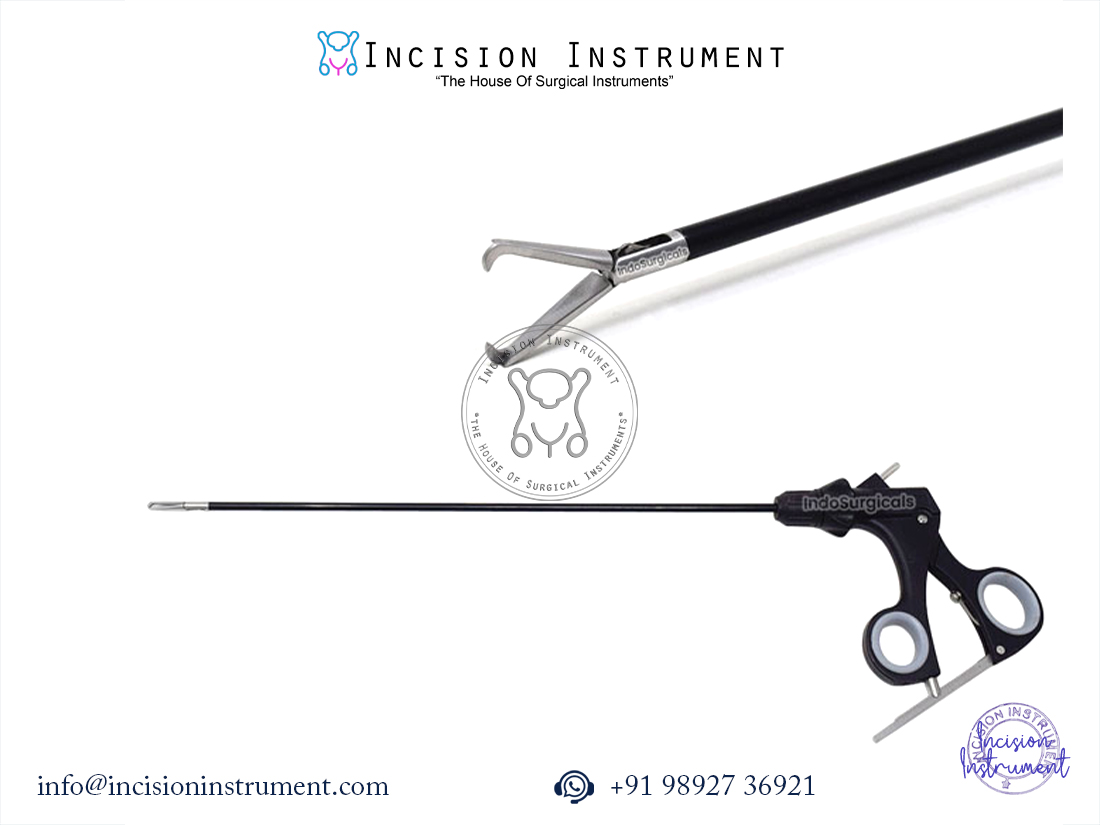 Laparoscopic Storz Type Tenaculum with Needle 5mm x 330mm stainless steel surgical instrument CE Certified