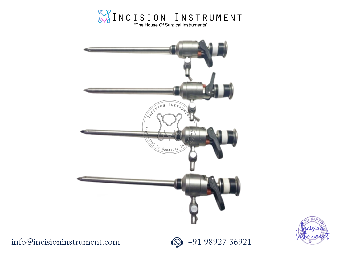 Laparoscopic Storz type cannula 5mm x 110mm reusable CE approved