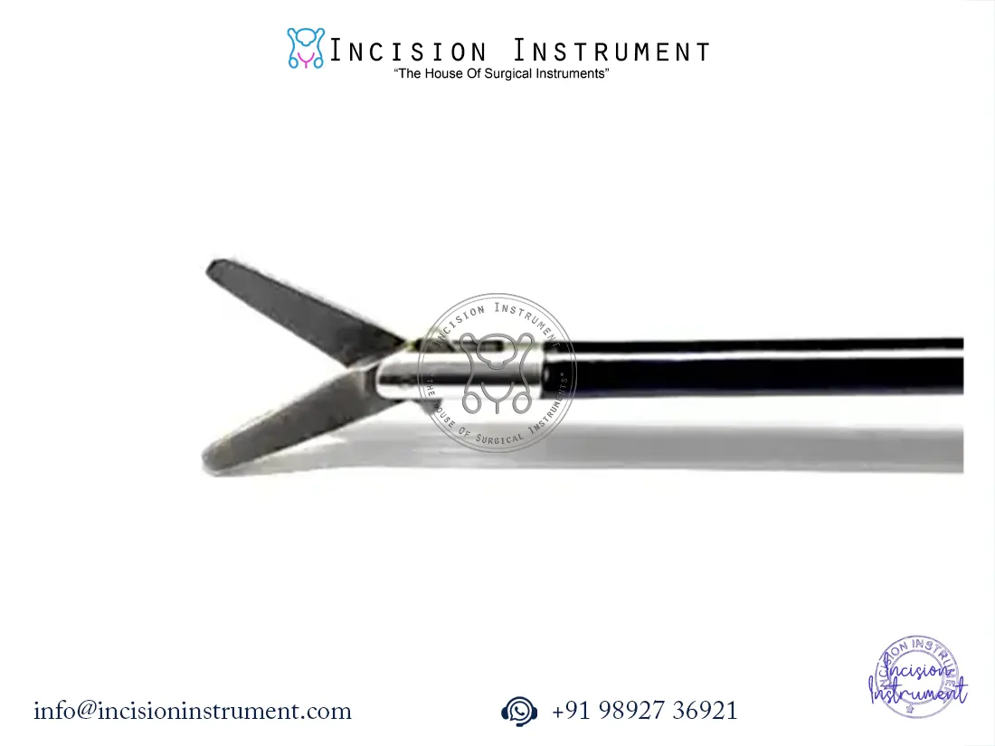 Laparoscopic straight scissor 5mm stainless steel reusable CE approved