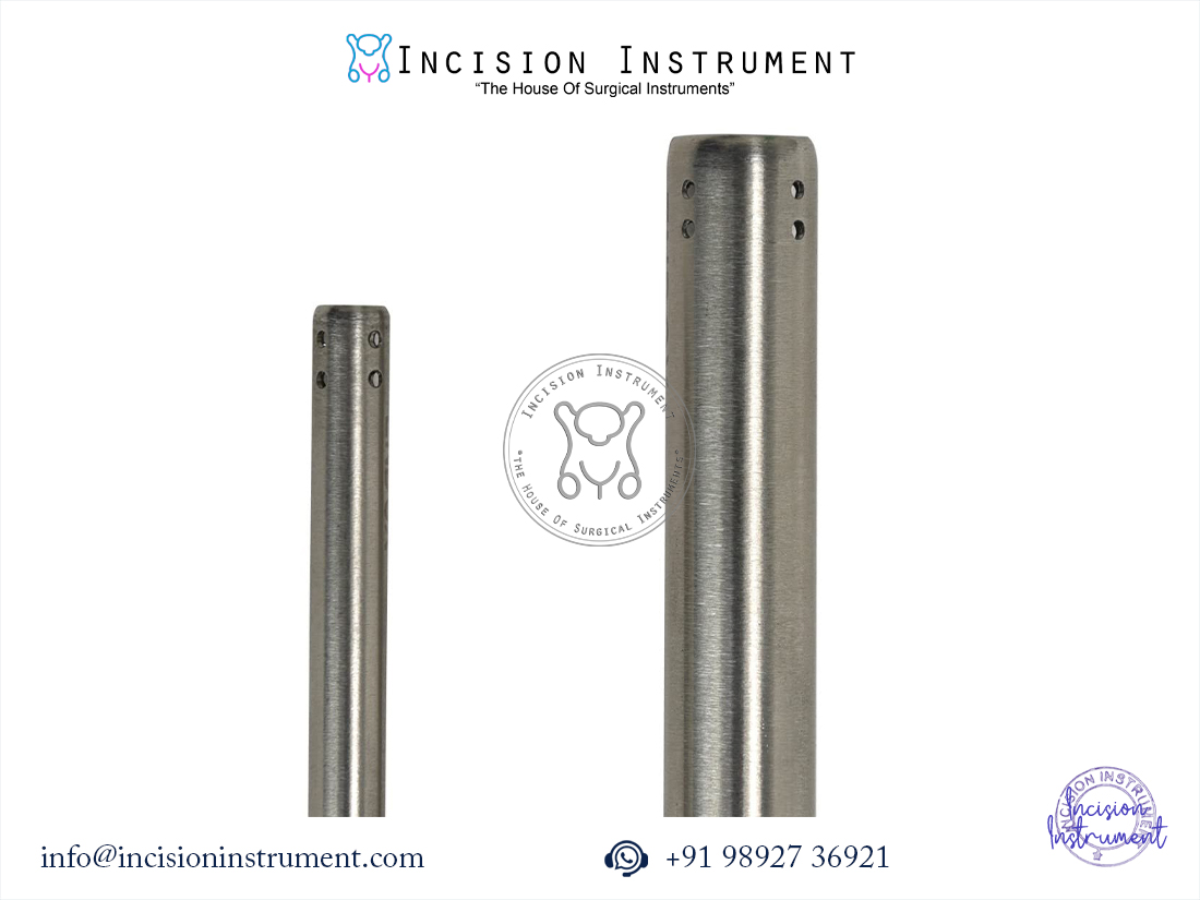 Laparoscopic suction irrigation cannula with thumb control CE certified stainless steel instrument