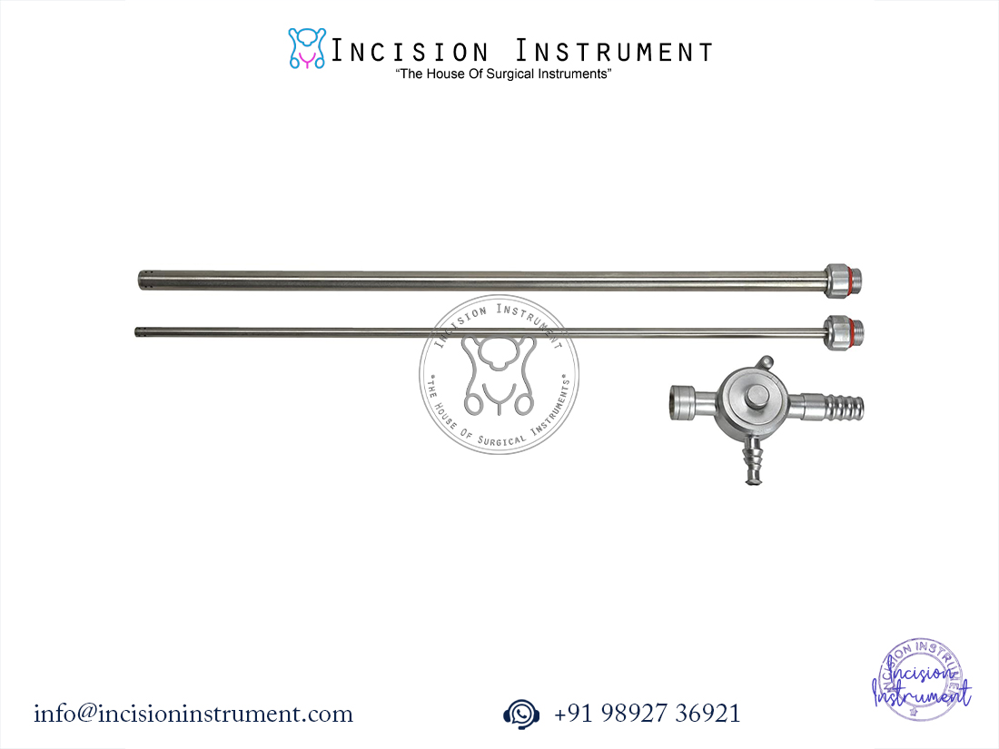 Laparoscopic suction irrigation cannula with thumb control CE certified stainless steel instrument