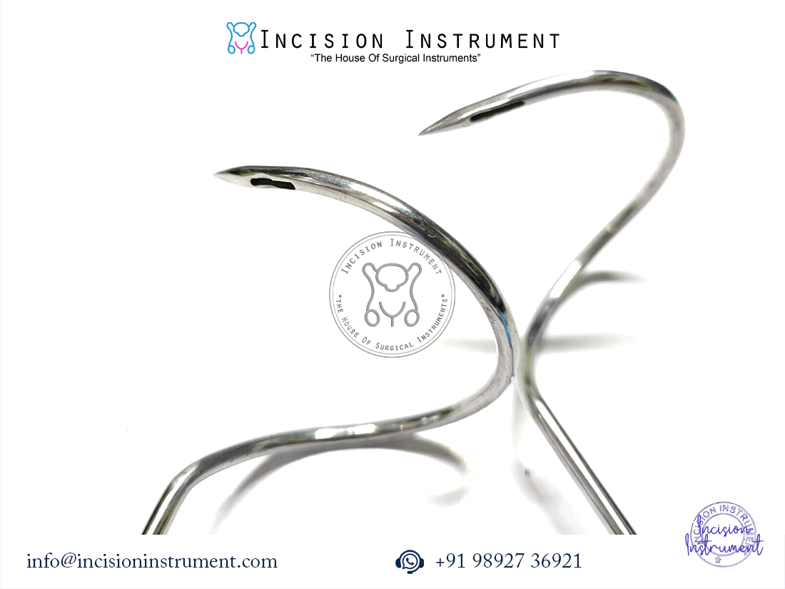 Laparoscopic TOT needle right hand stainless steel reusable CE certified surgical instrument