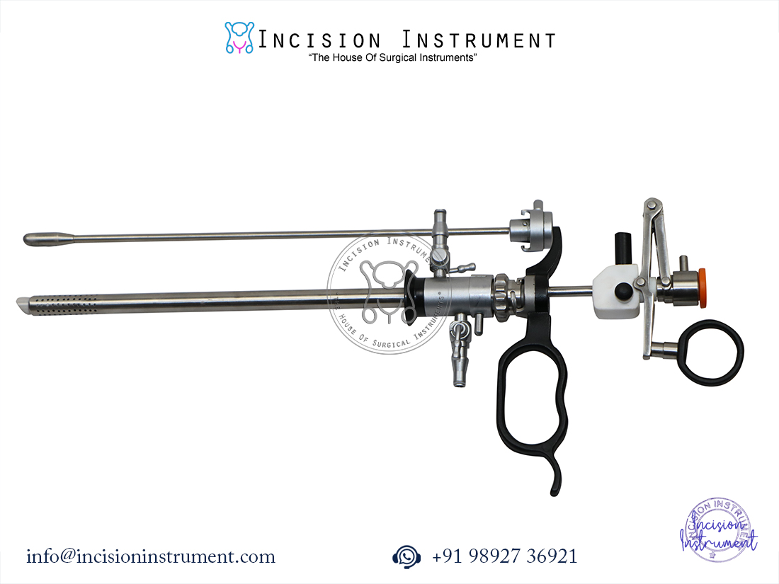 Laparoscopic TURP resectoscope set 24 Fr monopolar bipolar working element stainless steel CE certified