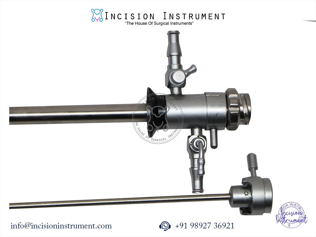 Laparoscopic TURP resectoscope set 24 Fr monopolar bipolar working element stainless steel CE certified