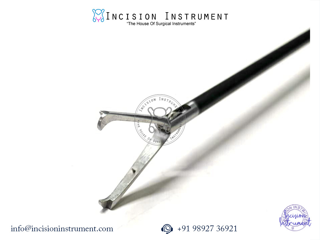 Laparoscopic tenaculum grasper forceps 5mm x 330mm CE certified