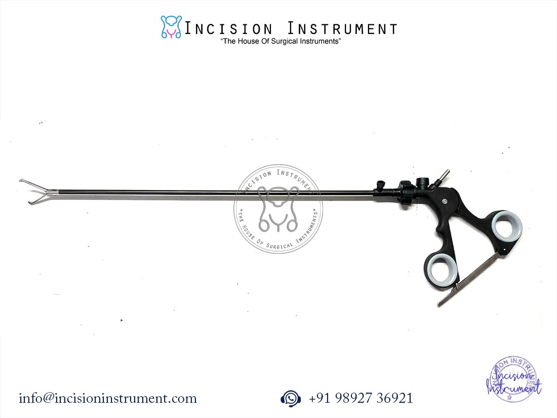 Laparoscopic tenaculum grasper forceps 5mm x 330mm CE certified