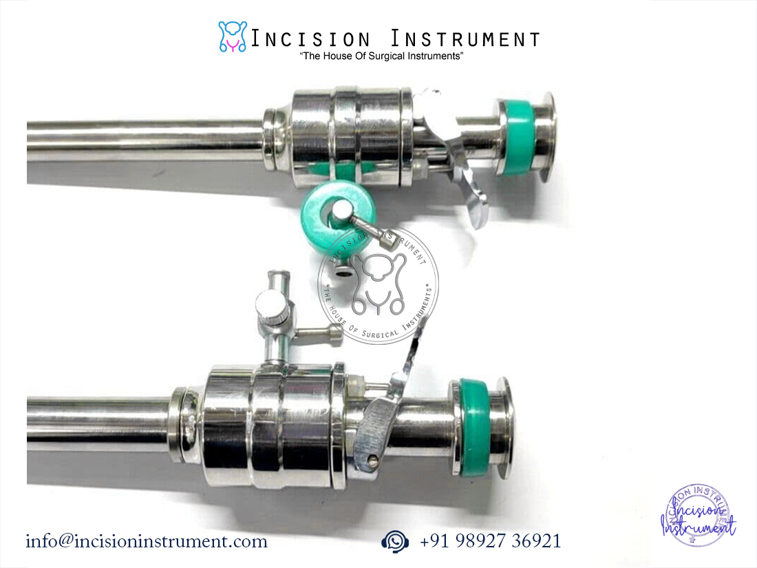 laparoscopic trocar cannula 10mm 12mm stainless steel surgical instrument