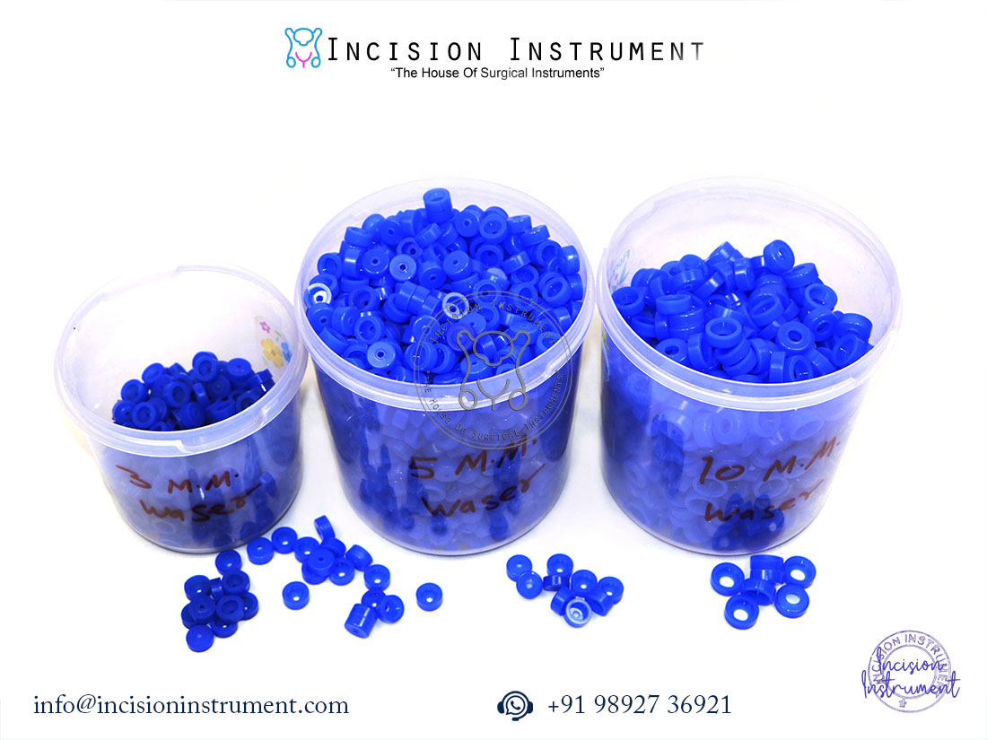 Laparoscopic trocar silicon washer 3mm 5mm 10mm medical grade reusable CE certified