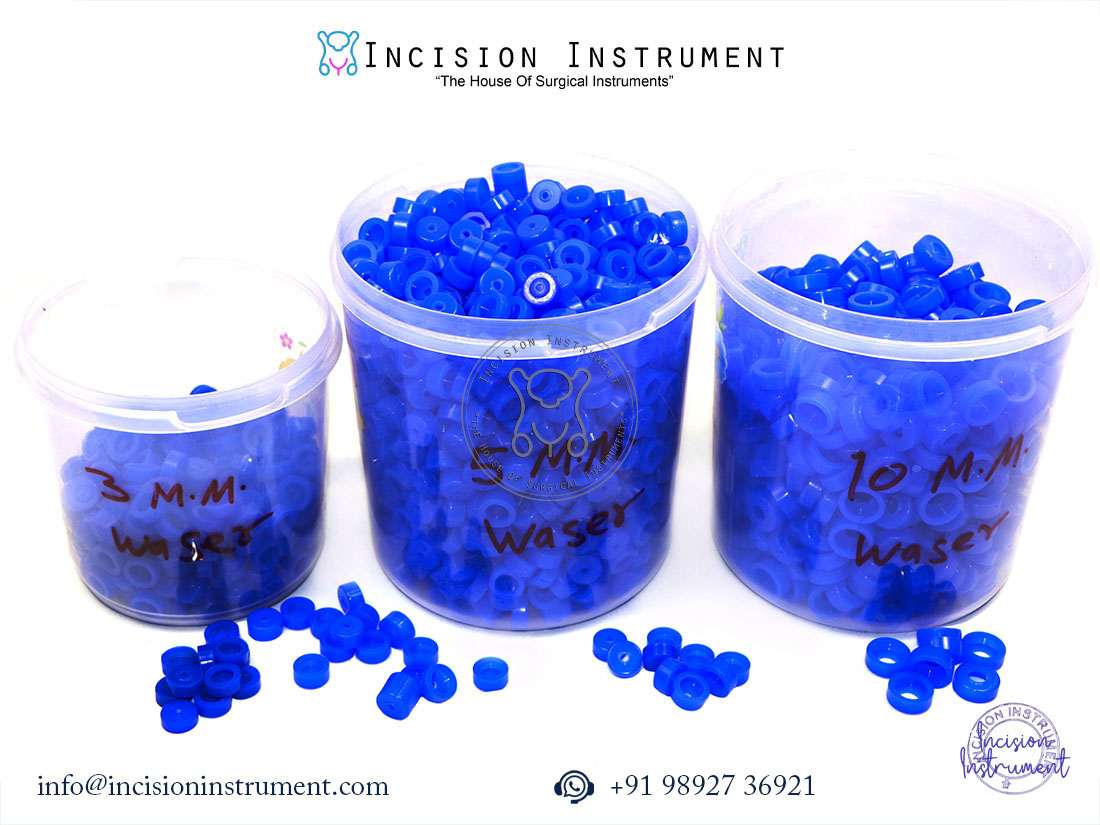 Laparoscopic trocar silicon washer 3mm 5mm 10mm medical grade reusable CE certified