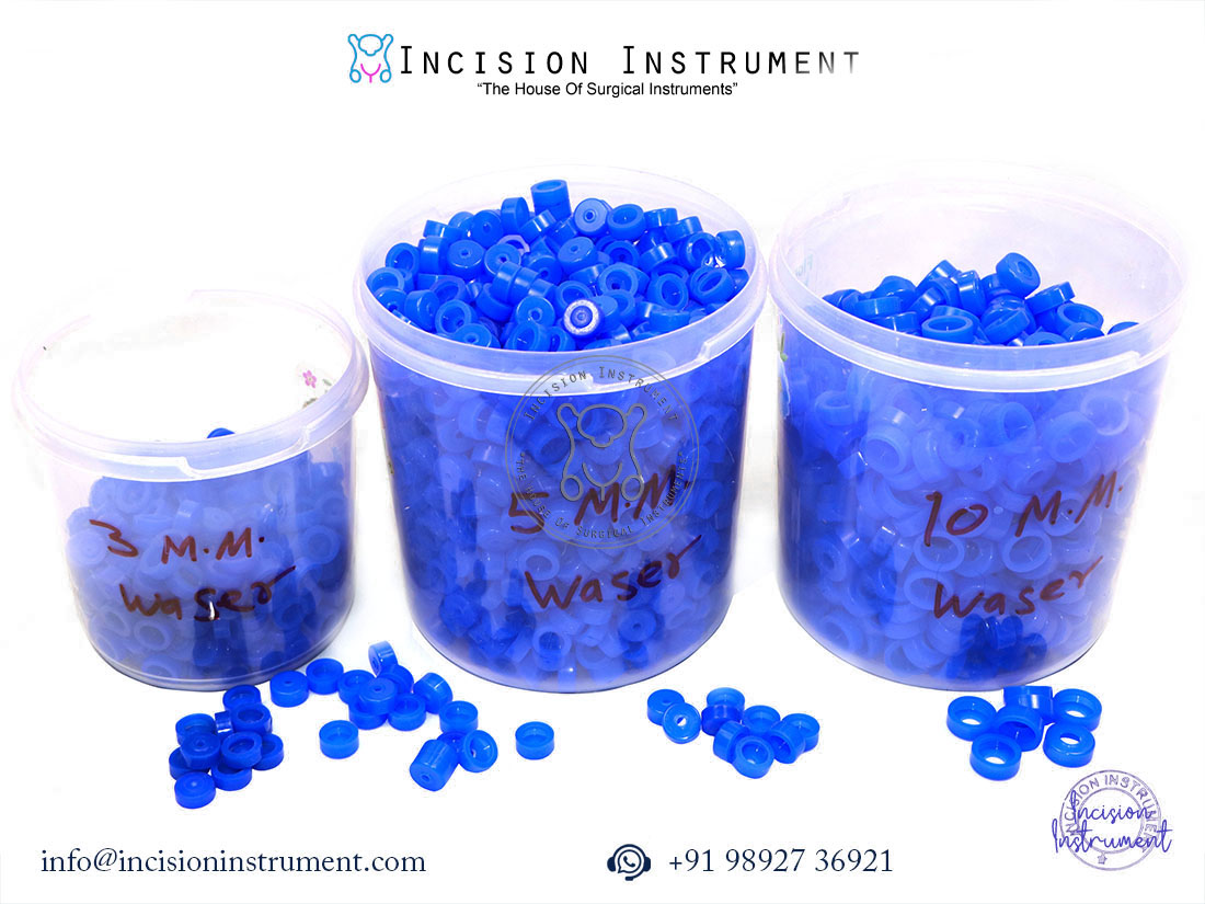 Laparoscopic trocar silicon washer 3mm 5mm 10mm medical grade reusable CE certified