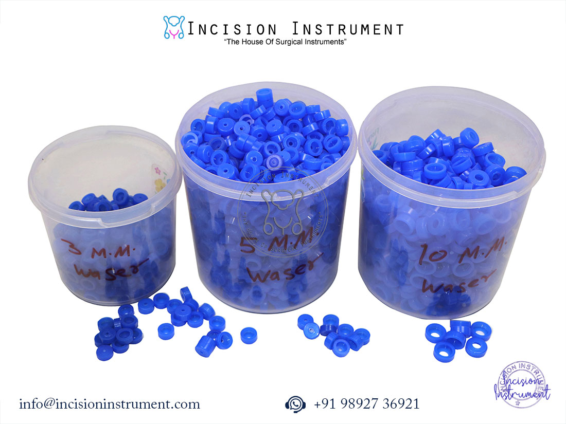 Laparoscopic trocar silicon washer 3mm 5mm 10mm medical grade reusable CE certified