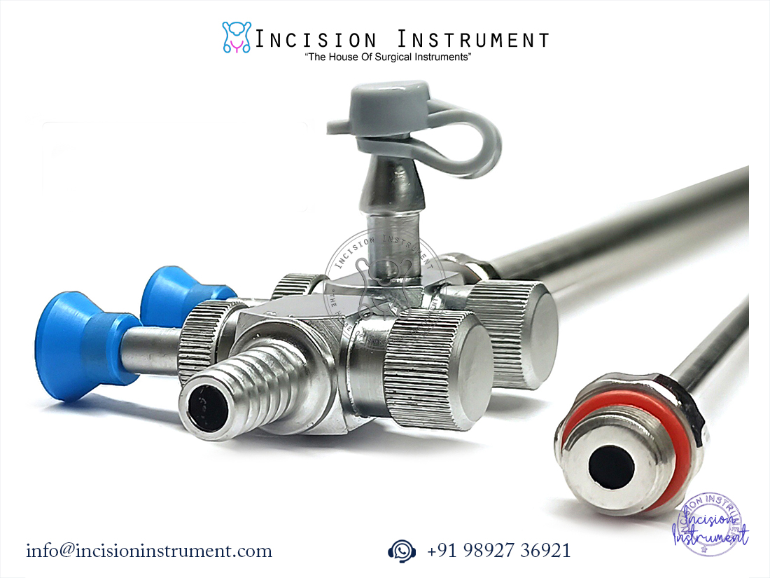 The Laparoscopic Trumpet Suction 10–5mm is a high-precision reusable suction instrument designed for efficient fluid aspiration and operative field clearing during laparoscopic and endoscopic surgical procedures. Its trumpet-style handle allows smooth, controlled suction, ensuring excellent visibility throughout surgery. Manufactured from premium-grade stainless steel, this suction instrument offers superior durability, corrosion resistance, and long-term performance. The 10mm to 5mm reducer compatibility enables versatile use with standard laparoscopic ports, making it suitable for a wide range of minimally invasive procedures in general surgery, gynecology, and urology. This instrument is CE Certified, fully autoclavable, and built to meet international quality standards. Produced by a trusted Mumbai-based manufacturer and supplied Pan India, it is widely preferred by surgeons for reliability, precision control, and ergonomic handling.