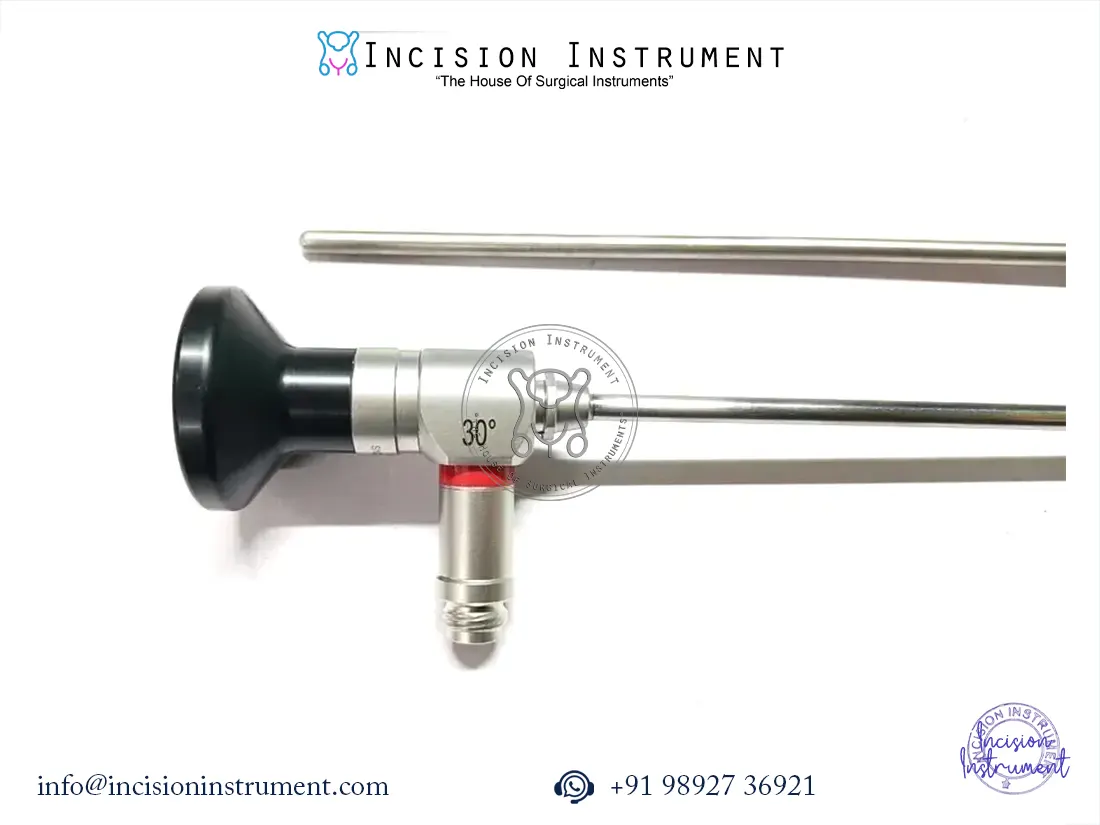 Laparoscopic urology instruments set with flexible grasper 4mm sheath and 30 degree telescope CE certified