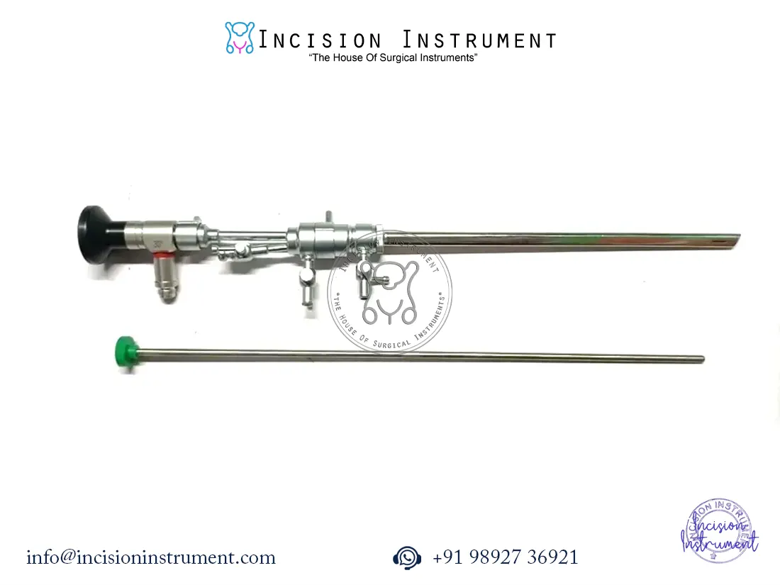 Laparoscopic urology instruments set with flexible grasper 4mm sheath and 30 degree telescope CE certified