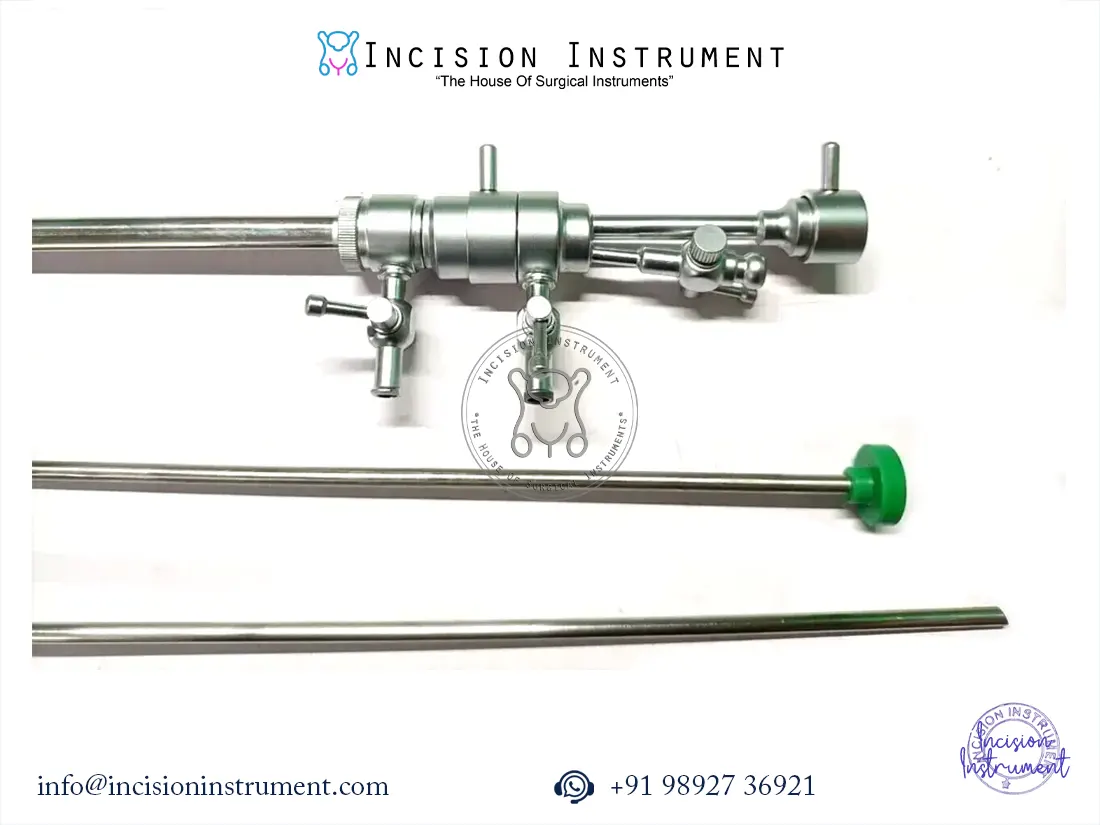 Laparoscopic urology instruments set with flexible grasper 4mm sheath and 30 degree telescope CE certified
