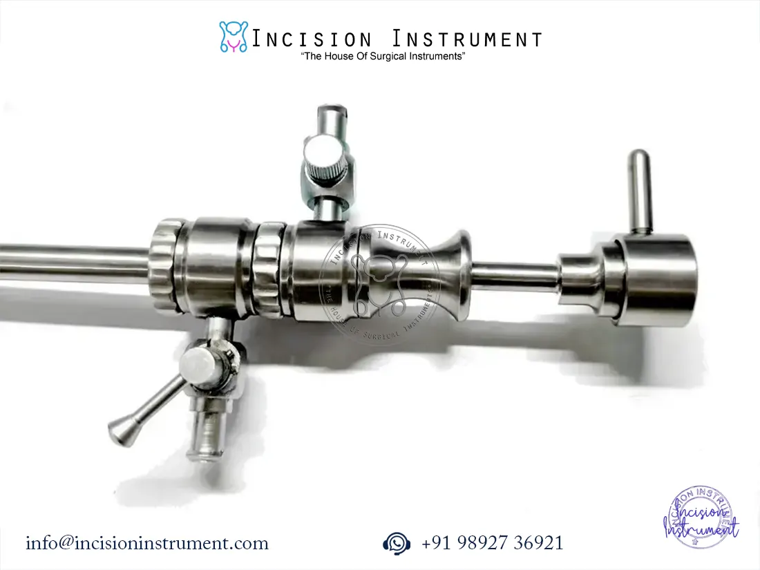 Laparoscopic urology diagnostic sheath 3 channel stainless steel reusable CE certified instrument