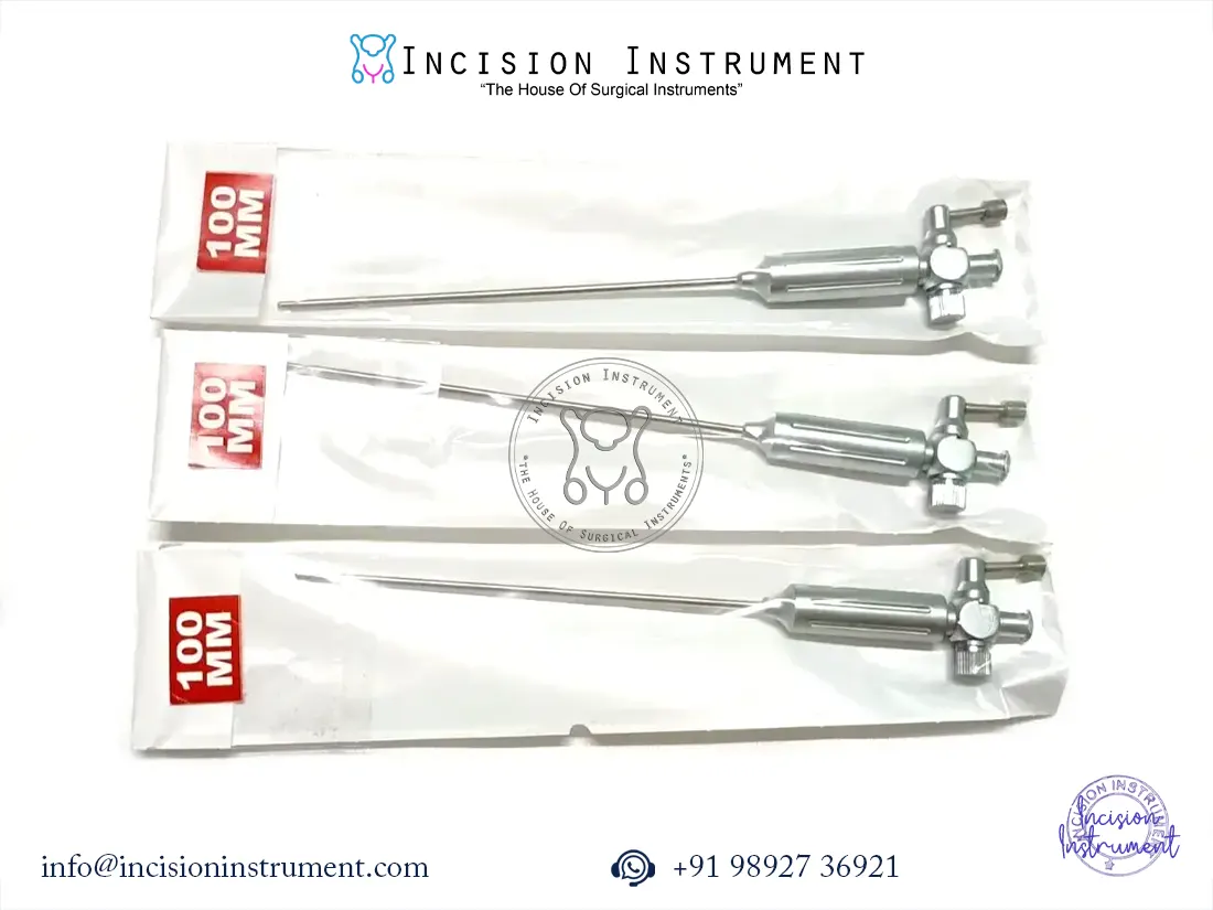 3pc laparoscopic Veress needle 100mm stainless steel reusable CE certified