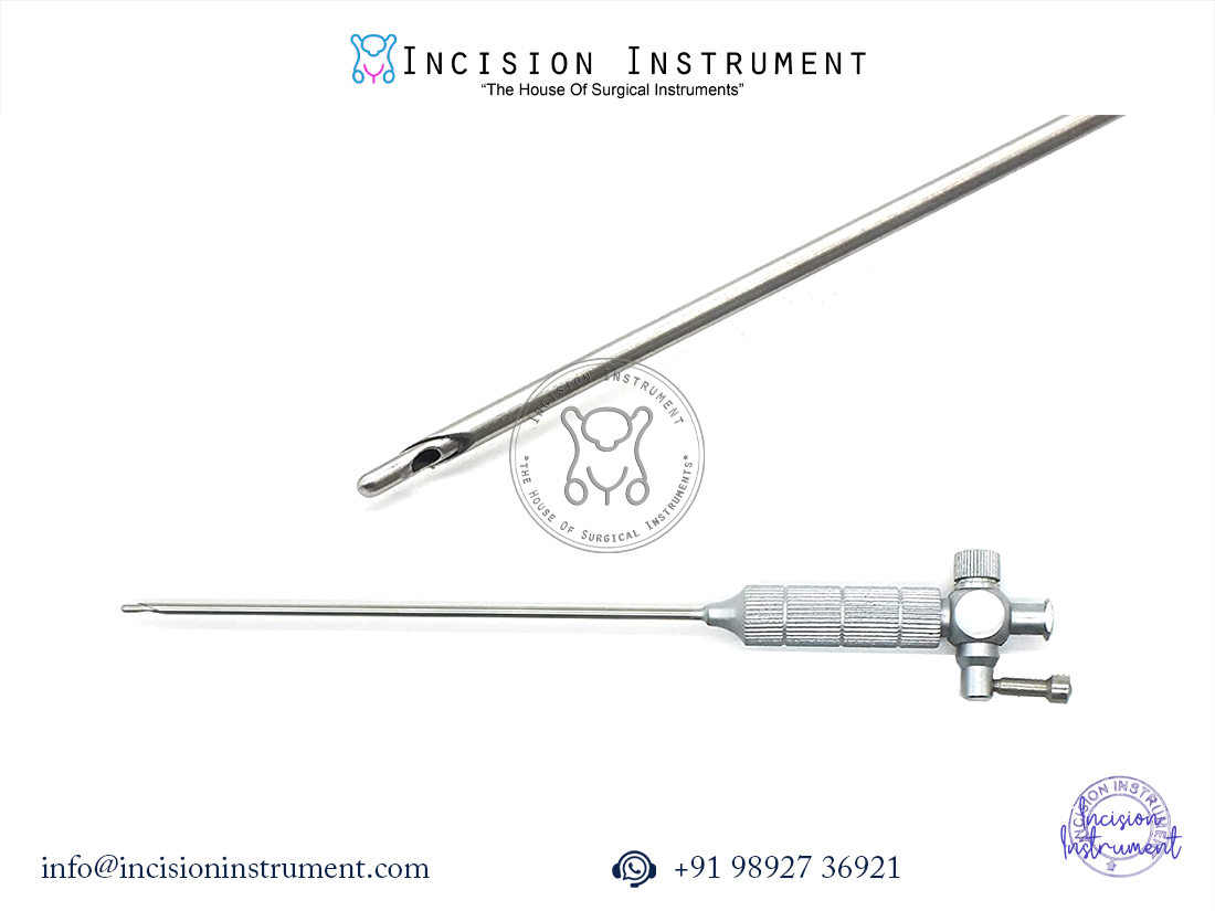 Laparoscopic Veress Needle 120MM, 5mm x 330mm, CE certified stainless steel surgical instrument with free tip holder box, Mumbai supplier