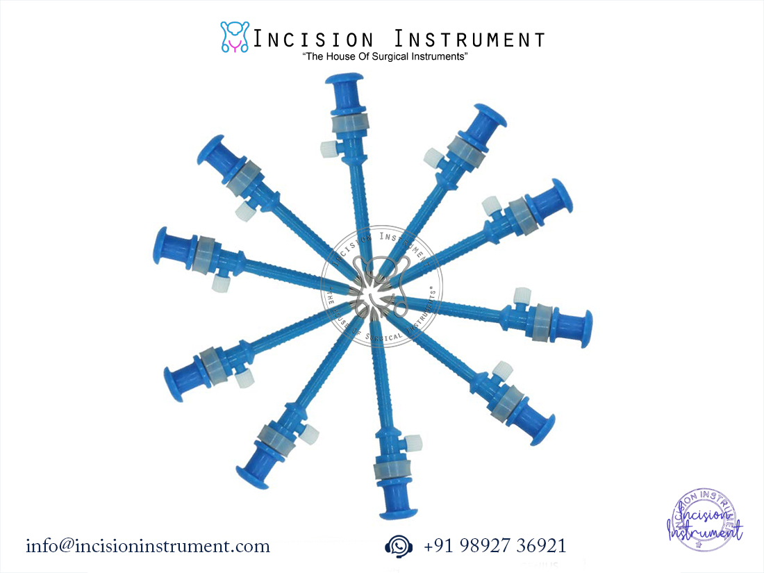 Laparoscopy Apple Trocar 5mm Disposable Pack of 10 CE Certified Surgical Instruments