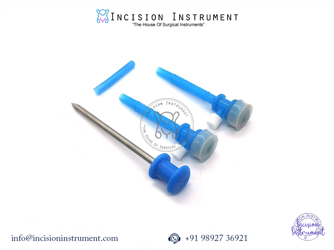 Laparoscopy apple trocar disposable 10mm pack of 2 CE certified surgical instrument