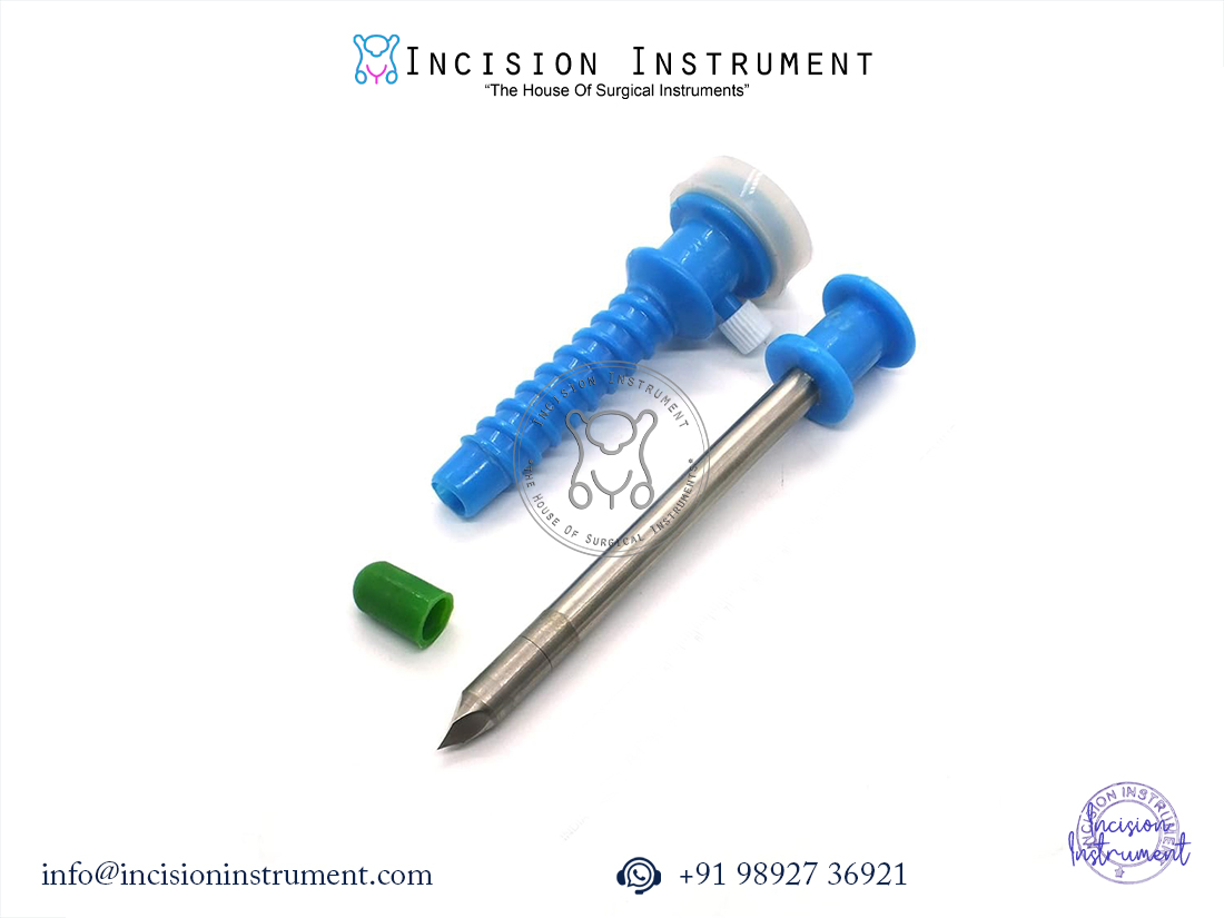 Laparoscopy Apple Trocar Disposable Pack of 6 – 3x5mm 3x10mm CE Certified Surgical Instruments